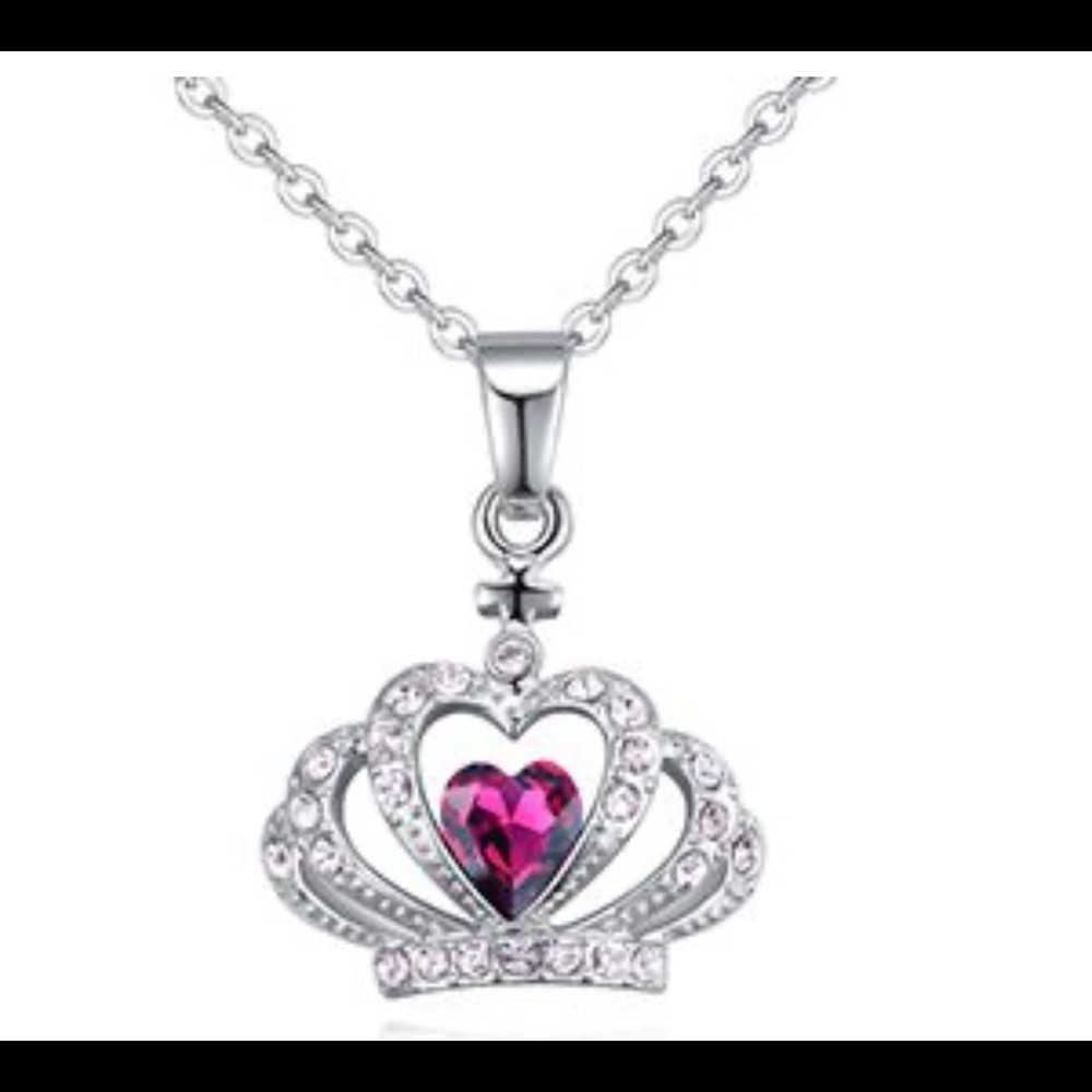 Crystal Necklace - Crown Queen